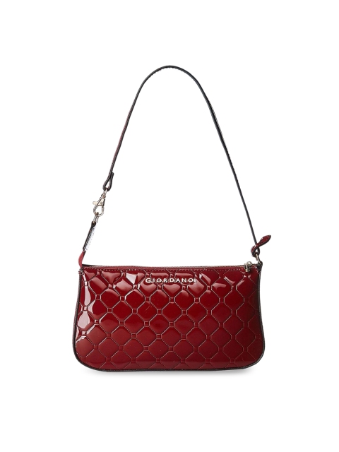 

GIORDANO Red Textured Shoulder Bag