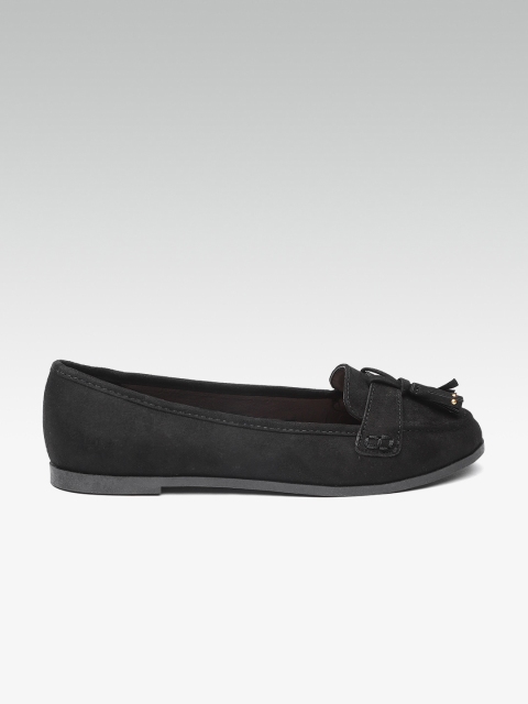 

DOROTHY PERKINS Women Black Solid Ballerinas