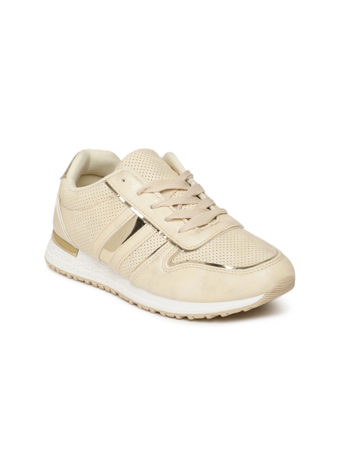 

Lavie Women Beige Sneakers