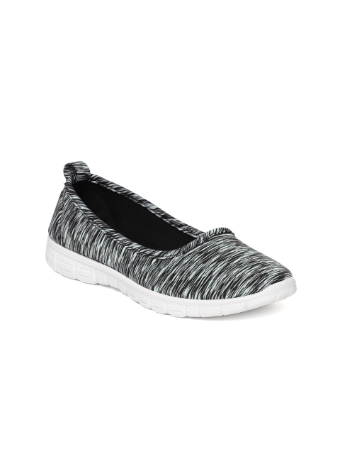 

Lavie Women White & Black Slip-On Sneakers