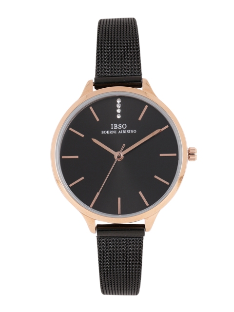 

IBSO Women Black Analogue Watch S6603LMBK