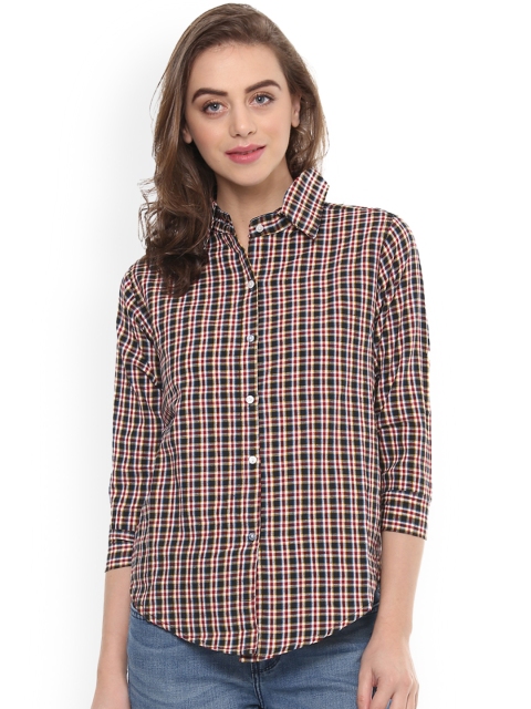 

Mayra Women Multicoloured Regular Fit Checked Casual Shirt, Multi