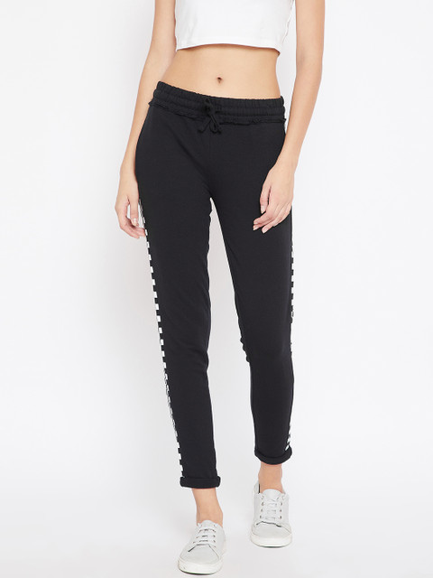 

OVS Women Black Regular Fit Solid Trousers
