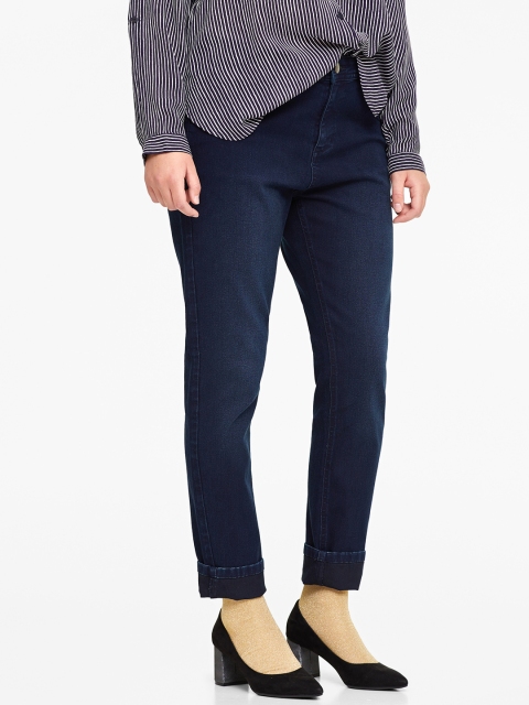 

OVS Women Navy Blue Regular Fit Mid-Rise Clean Look Stretchable Jeans