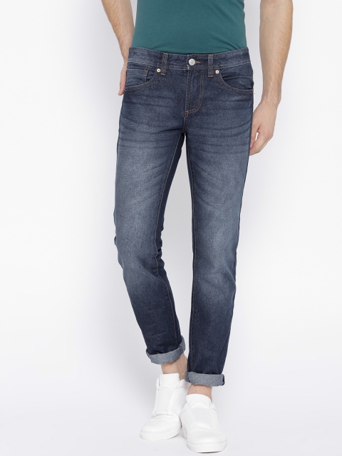 

OVS Men Navy Blue Slim Fit Low-Rise Clean Look Stretchable Jeans
