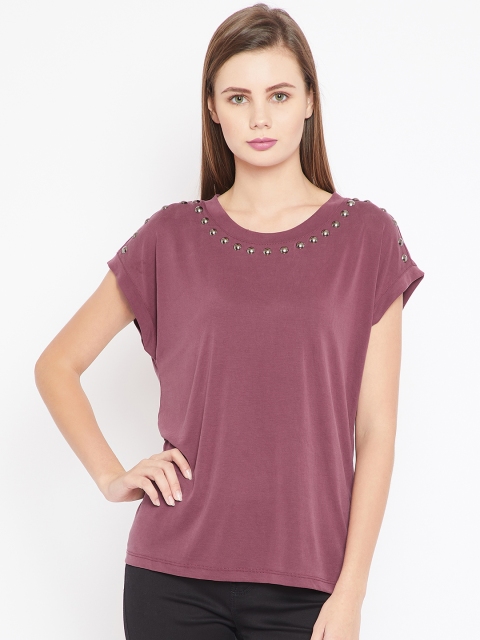 

OVS Women Pink Solid Top