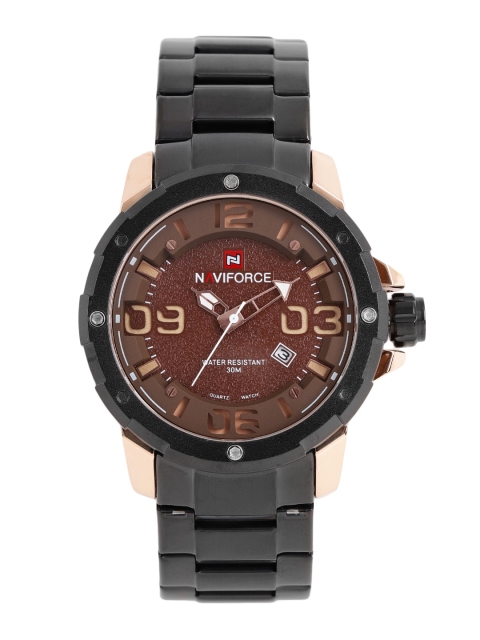 

Naviforce Men Brown Analogue Watch NF9078RGCEY