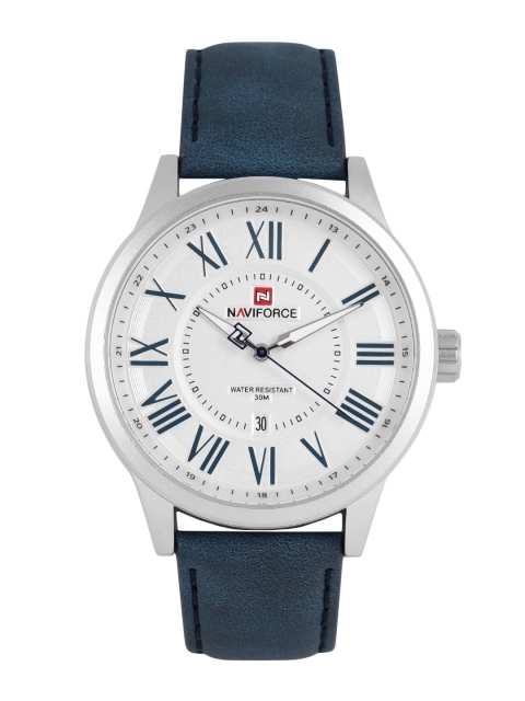 

Naviforce Men White Analogue Watch NF9126SWBE