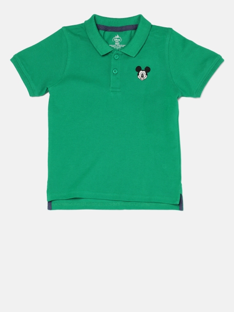 

Juniors by Lifestyle Boys Green Solid Polo T-shirt