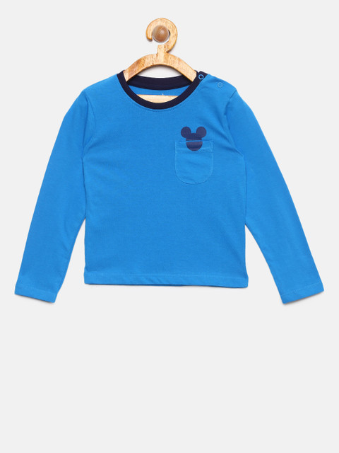 

Juniors by Lifestyle Boys Blue Round Neck T-shirt