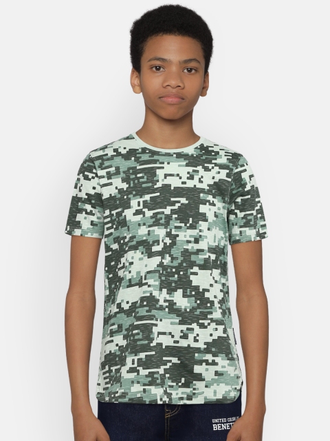 

Fame Forever by Lifestyle Boys Olive Green Printed Tshirt