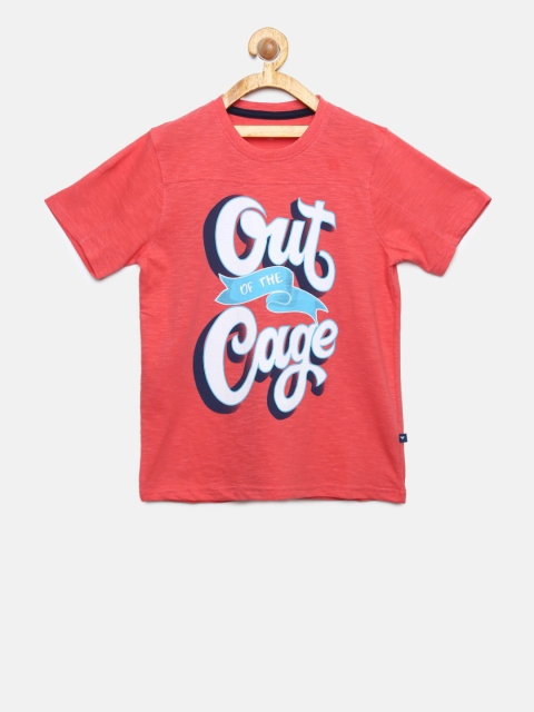 

Fame Forever by Lifestyle Boys Red Printed Round Neck T-shirt