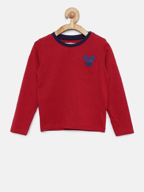 

Juniors by Lifestyle Boys Red Solid T-shirt