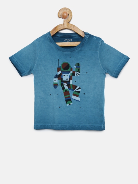 

Juniors by Lifestyle Boys Blue Printed T-shirt