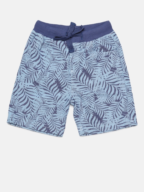 

Juniors by Lifestyle Boys Blue Printed Regular Fit Regular Shorts