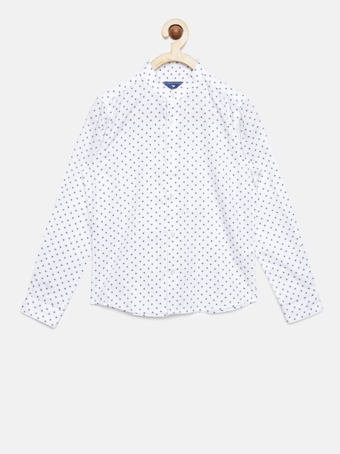 

Fame Forever by Lifestyle Boys Off-White Regular Fit Printed Casual Shirt