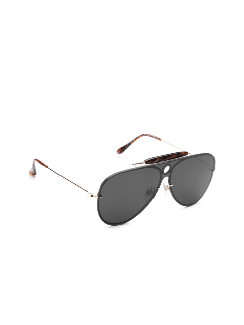 

Daniel Klein Unisex Aviator Sunglasses DK4211P, Black
