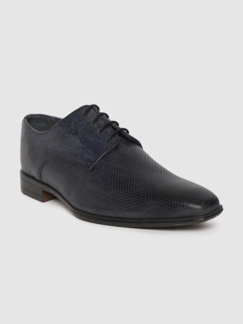 

Arrow Men Navy Blue Genuine Leather Formal Brogues