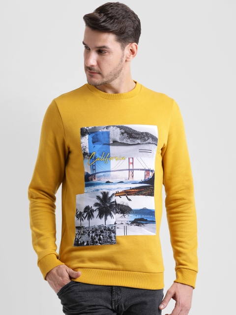 

Leo Sansini Men Yellow Printed Sweatshirt