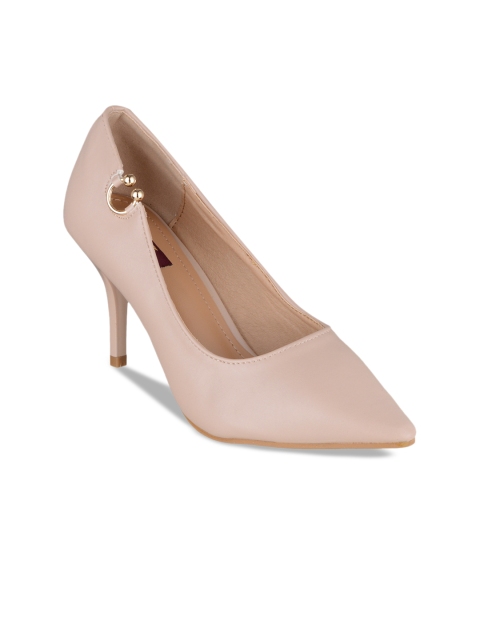 

SHUZ TOUCH Women Pink Solid Pumps