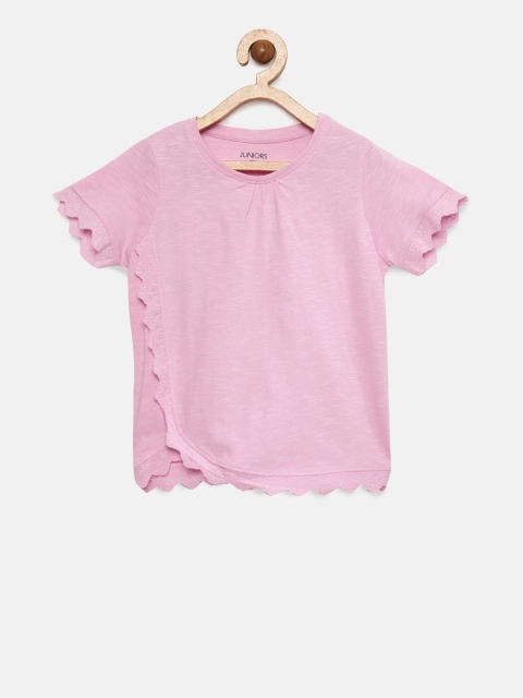 

Juniors by Lifestyle Girls Pink Solid Top