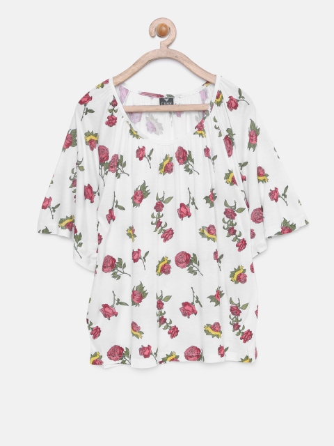 

Fame Forever by Lifestyle Girls White Printed Top