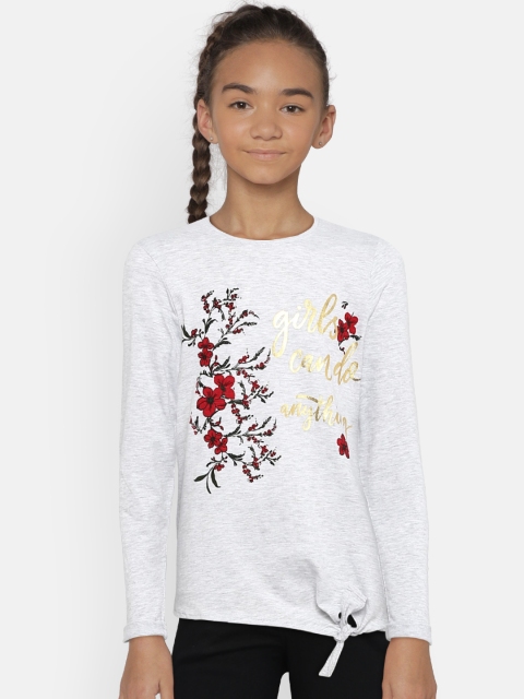 

Fame Forever by Lifestyle Girls Grey Printed T-shirt