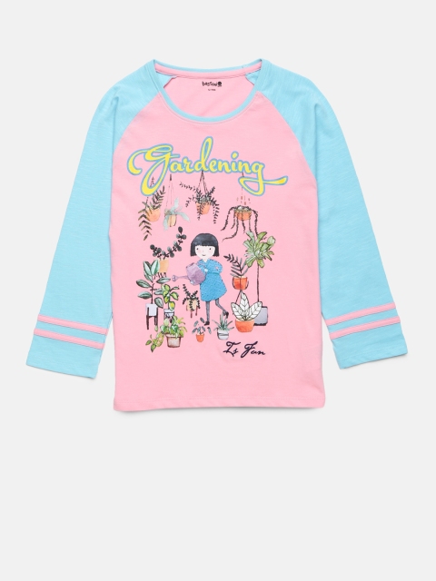 

Bossini Girls Pink Printed Top