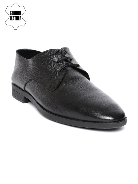 

Louis Philippe Men Black Genuine Leather Formal Derbys