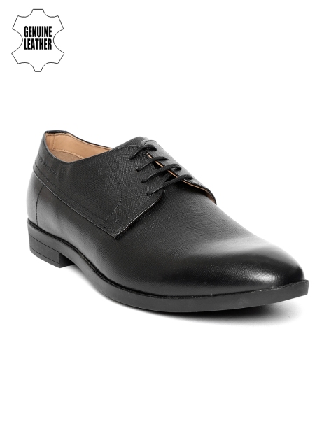 

Louis Philippe Men Black Genuine Leather Formal Derbys