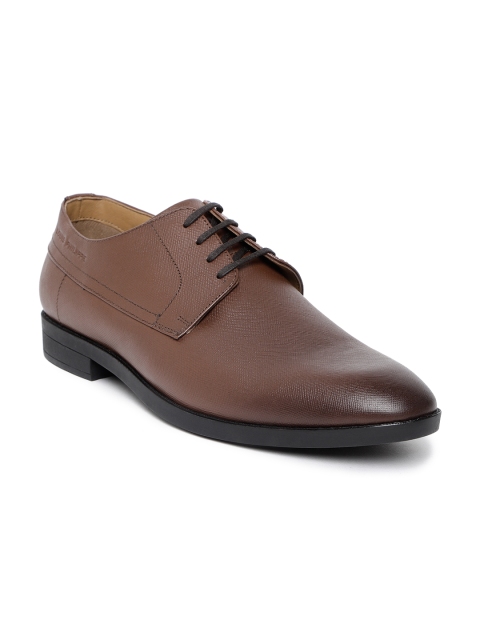 

Louis Philippe Men Brown Formal Genuine Leather Derbys
