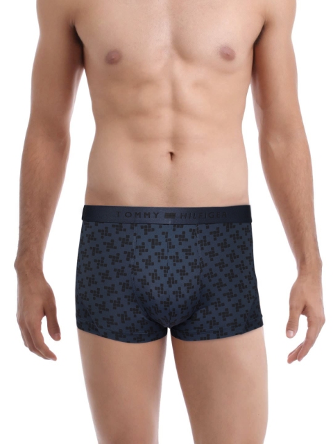 

Tommy Hilfiger Men Navy Blue Printed Trunks A8AB4108