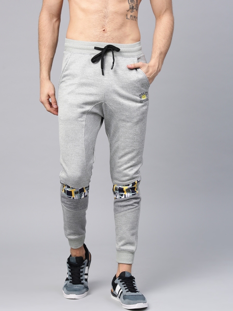 

HRX by Hrithik Roshan Grey Melange Solid Joggers