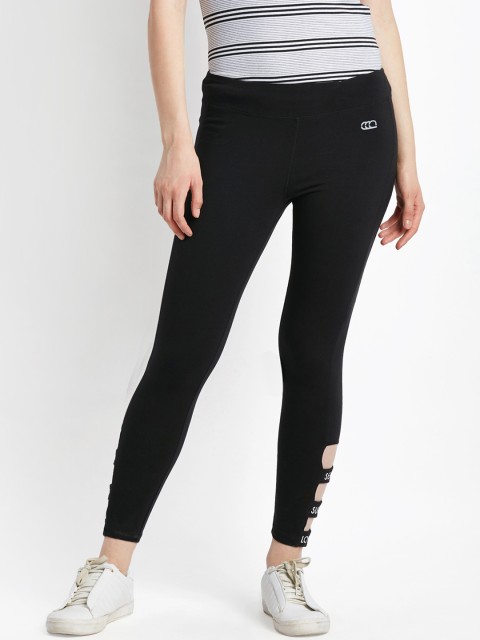 

Ajile by Pantaloons Women Black Ankle-Length Track Pants