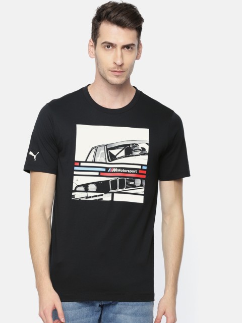 

PUMA Motorsport Men Black BMW MMS Graphic Printed T-shirt