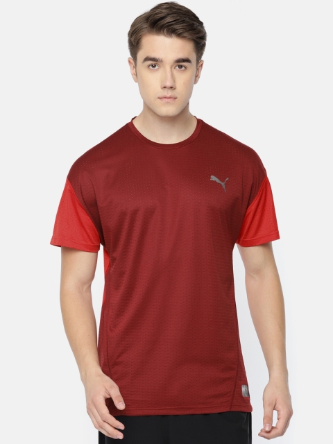 

Puma Men Maroon A.C.E Training T-shirt