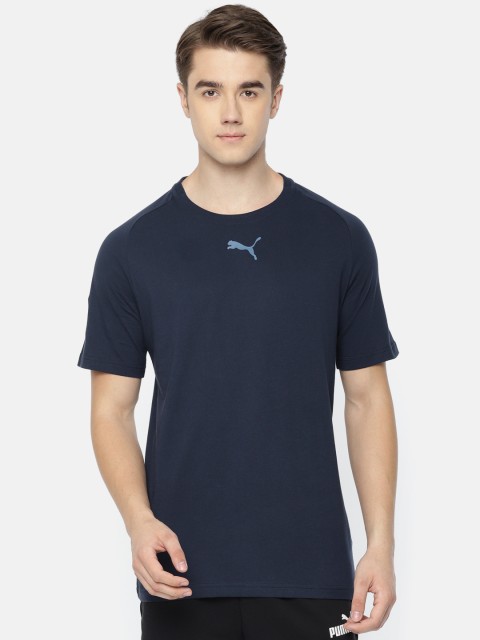 

Puma Navy Modern Sports Advanced DRY-CELL Round Neck T-shirt, Navy blue