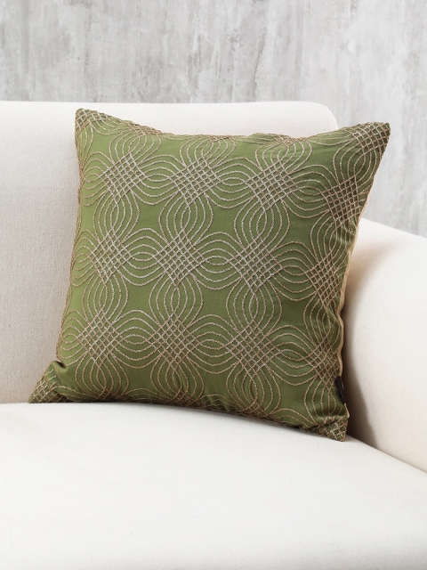 

Pure Home and Living Olive Single Solid Square Cushion Cover