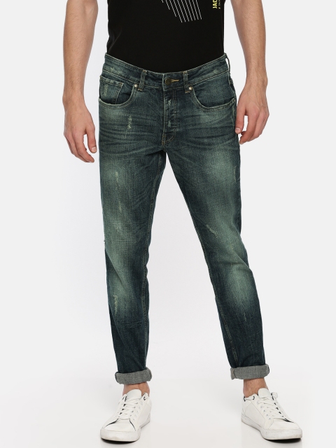 

Jack & Jones Men Blue Slim Fit Low-Rise Mildly Distressed Stretchable Jeans