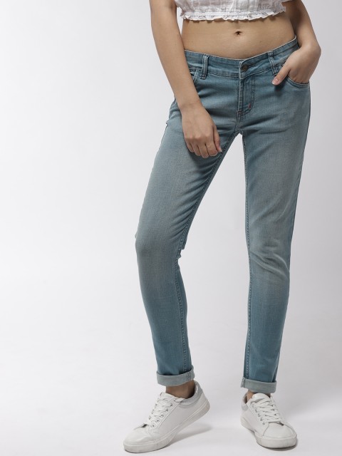 

JUMP USA Women Blue Skinny Fit Mid-Rise Clean Look Stretchable Jeans