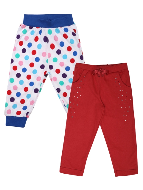 

GKIDZ Pack of 2 Straight Fit Joggers, Multi