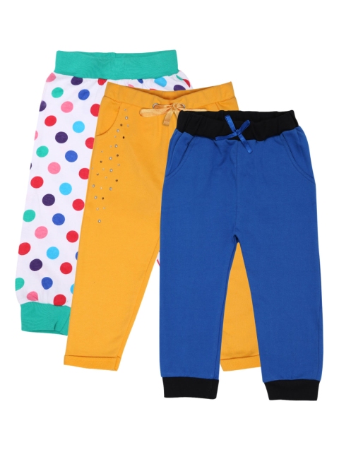 

GKIDZ Pack of 3 Straight Fit Joggers, Multi