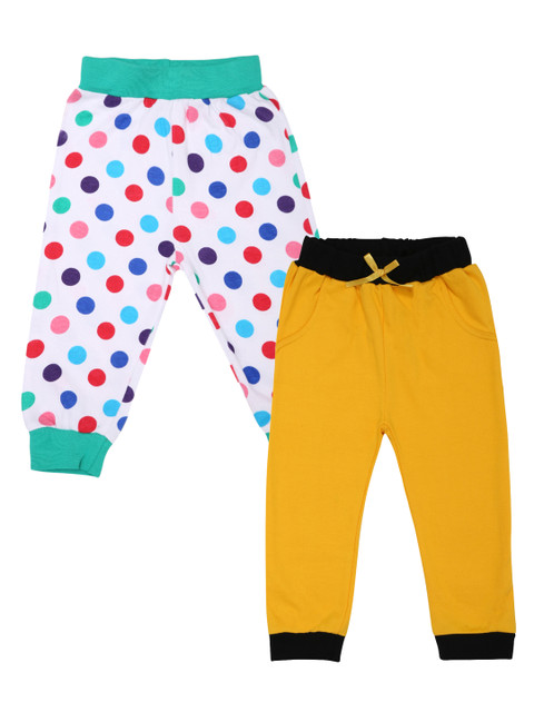 

GKIDZ Pack of 2 Straight Fit Joggers, Multi