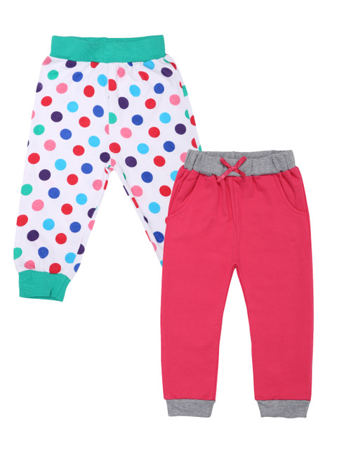 

GKIDZ Pack of 2 Straight Fit Joggers, Multi