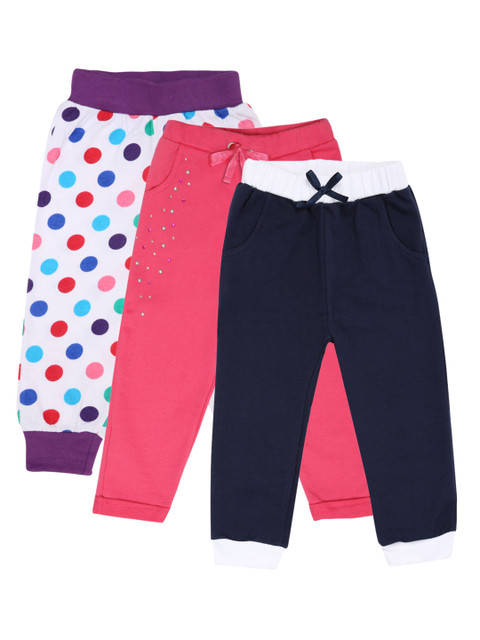 

GKIDZ Pack of 3 Straight Fit Joggers, Multi