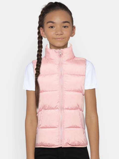 

GAP Girls' Cozy Puffer Vest, Pink