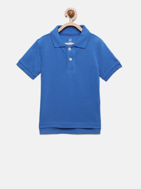 

GAP Boys' Blue Uniform Short Sleeve Polo Shirt