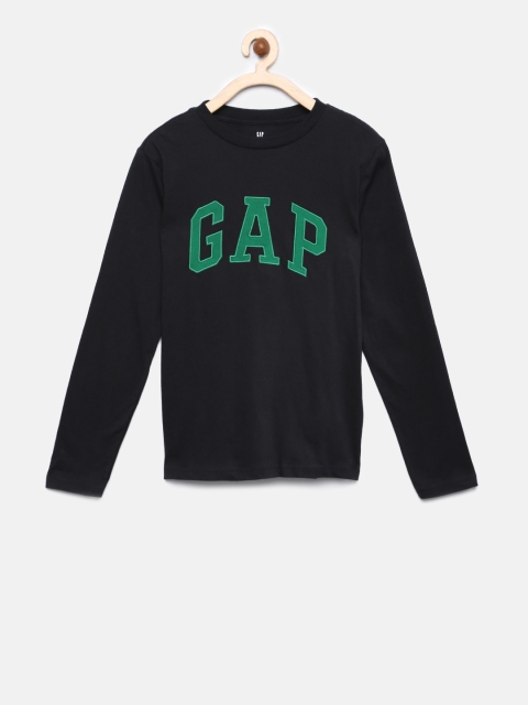 

GAP Boys' Black Logo Graphic T-Shirt