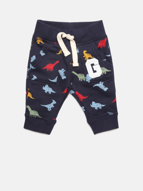 

GAP Baby Boys' Embroidery Patch Pull-On Joggers, Navy blue
