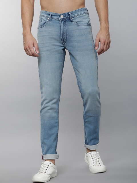 

LOCOMOTIVE Men Blue Slim Fit Mid-Rise Clean Look Stretchable Jeans